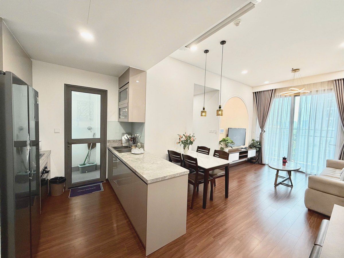 Open-plan Kitchen & Dining — Three Bedroom Apartment