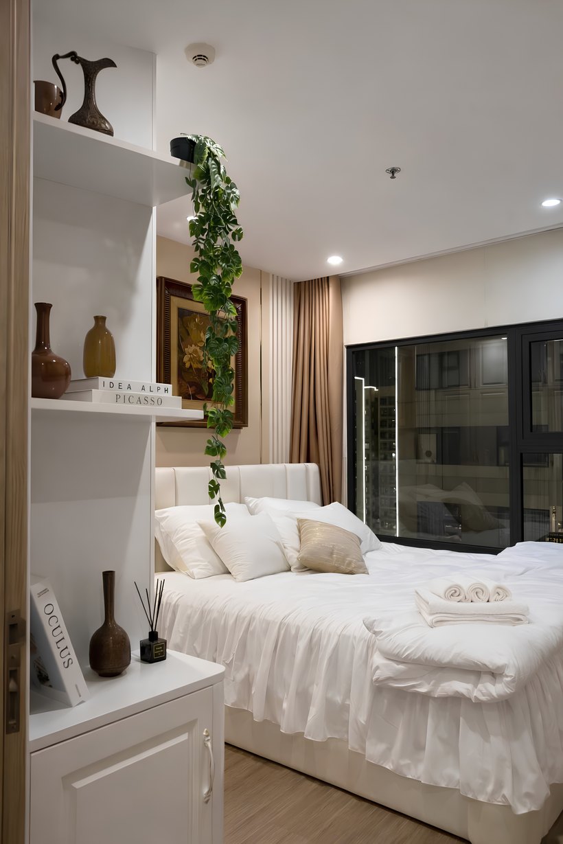 Bedroom & Wardrobe — Two Bedroom Apartment