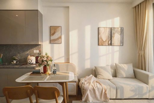 Dining Area & Sofa — Two Bedroom Apartment